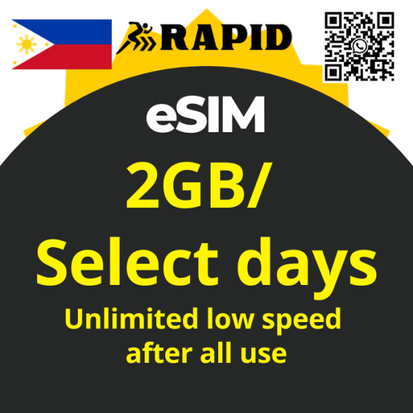 Philippines eSIM Unlimited Data - Daily 2GB High Speed Usage