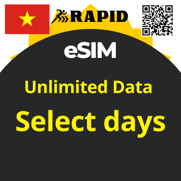 Vietnam eSIM Unlimited Data Plan